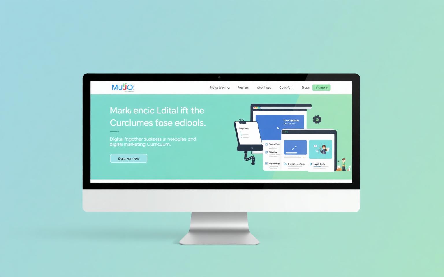 Mujo Learning Systems website design