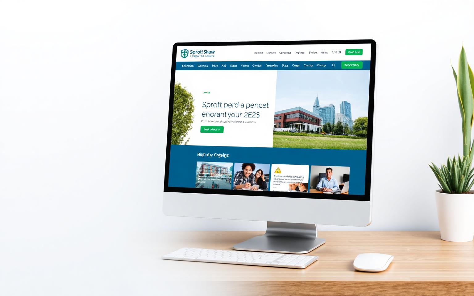 Sprott Shaw College website design