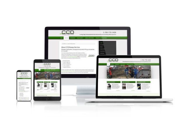 CCD Energy Services website design